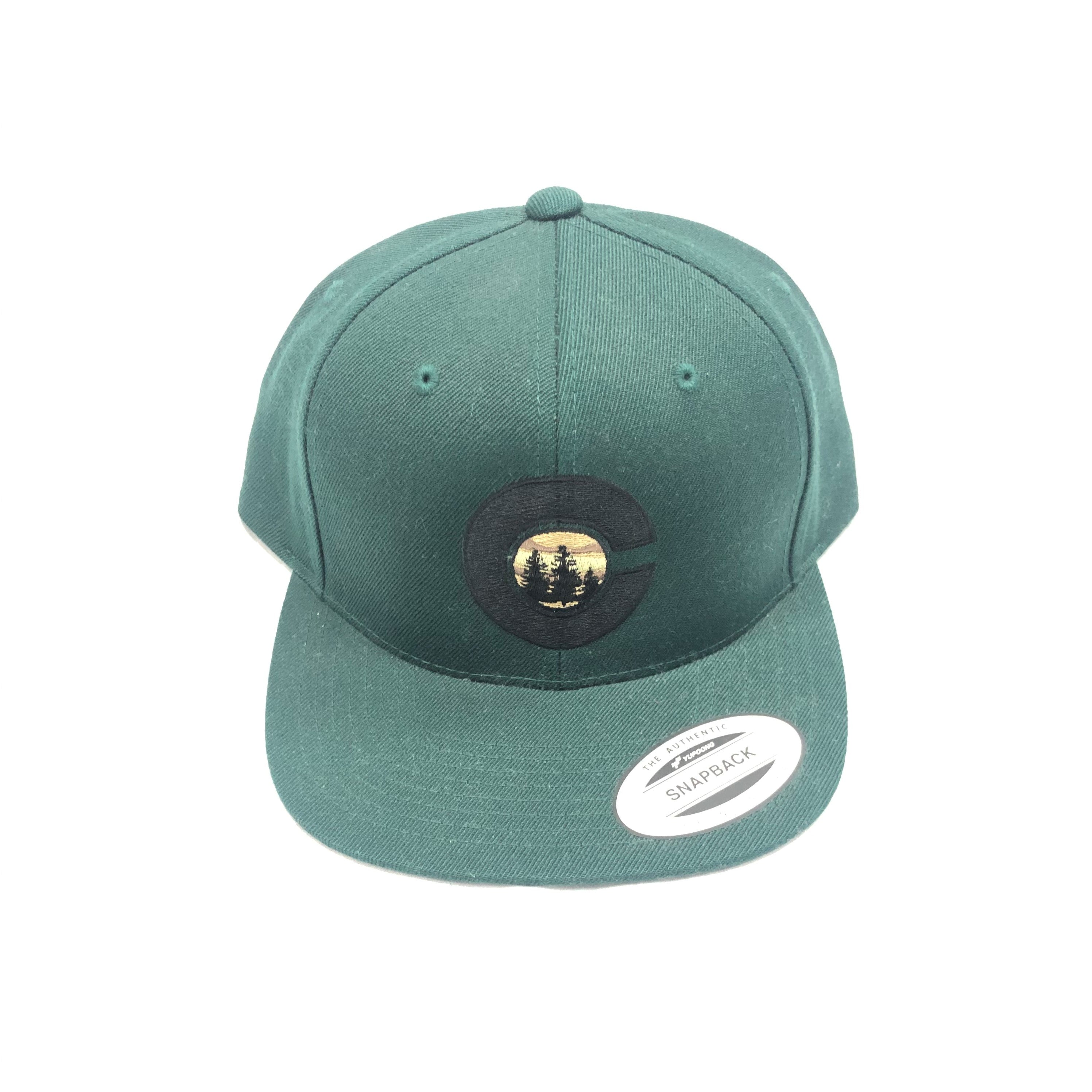 The Center Snapback Hat (Forest Green)